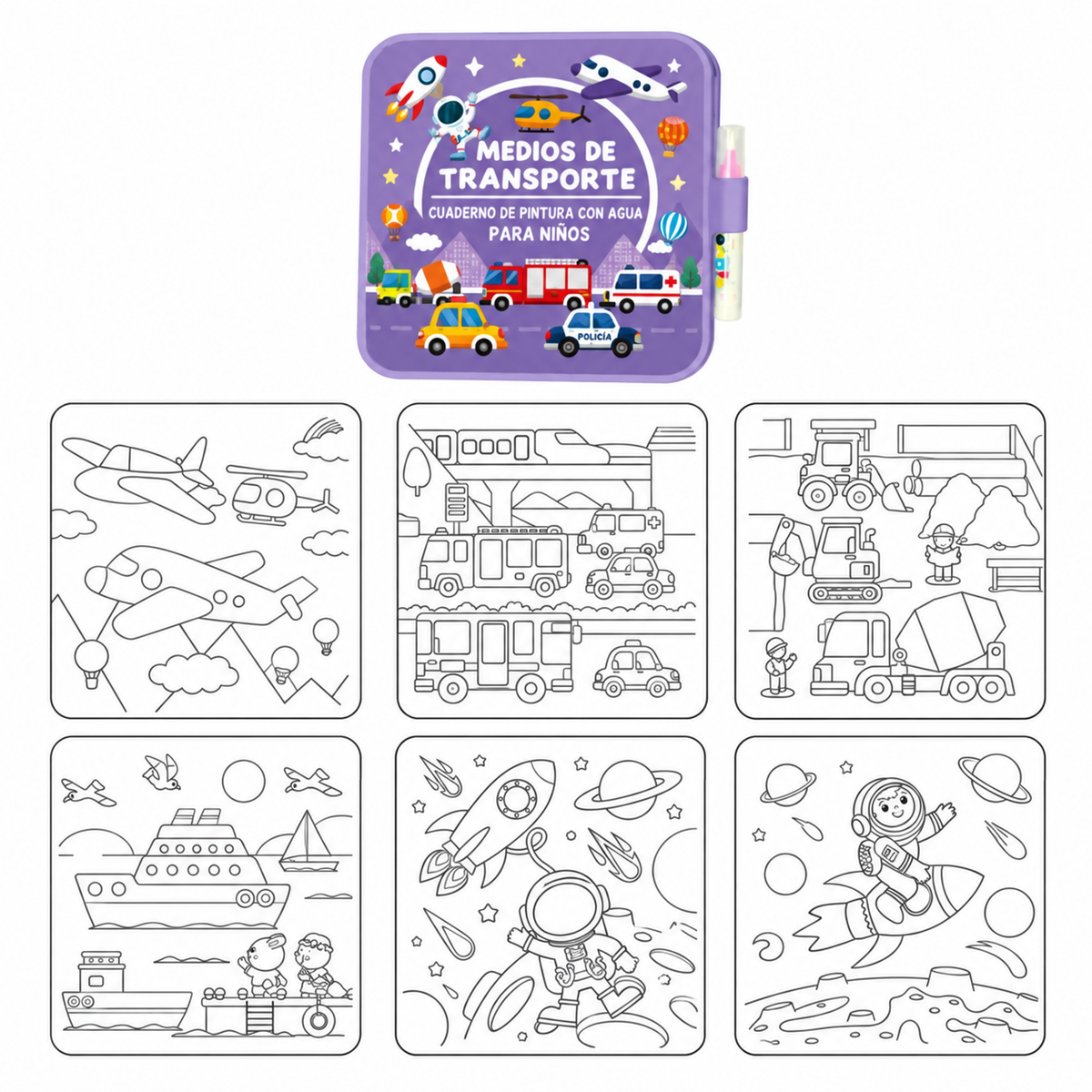 Cuaderno de Agua Mágica