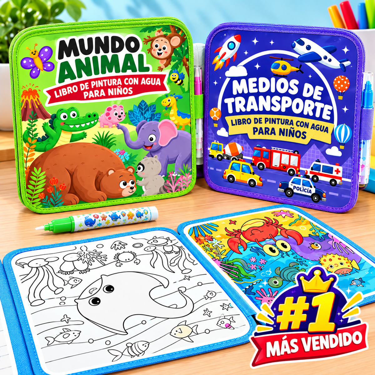 Cuaderno de Agua Mágica