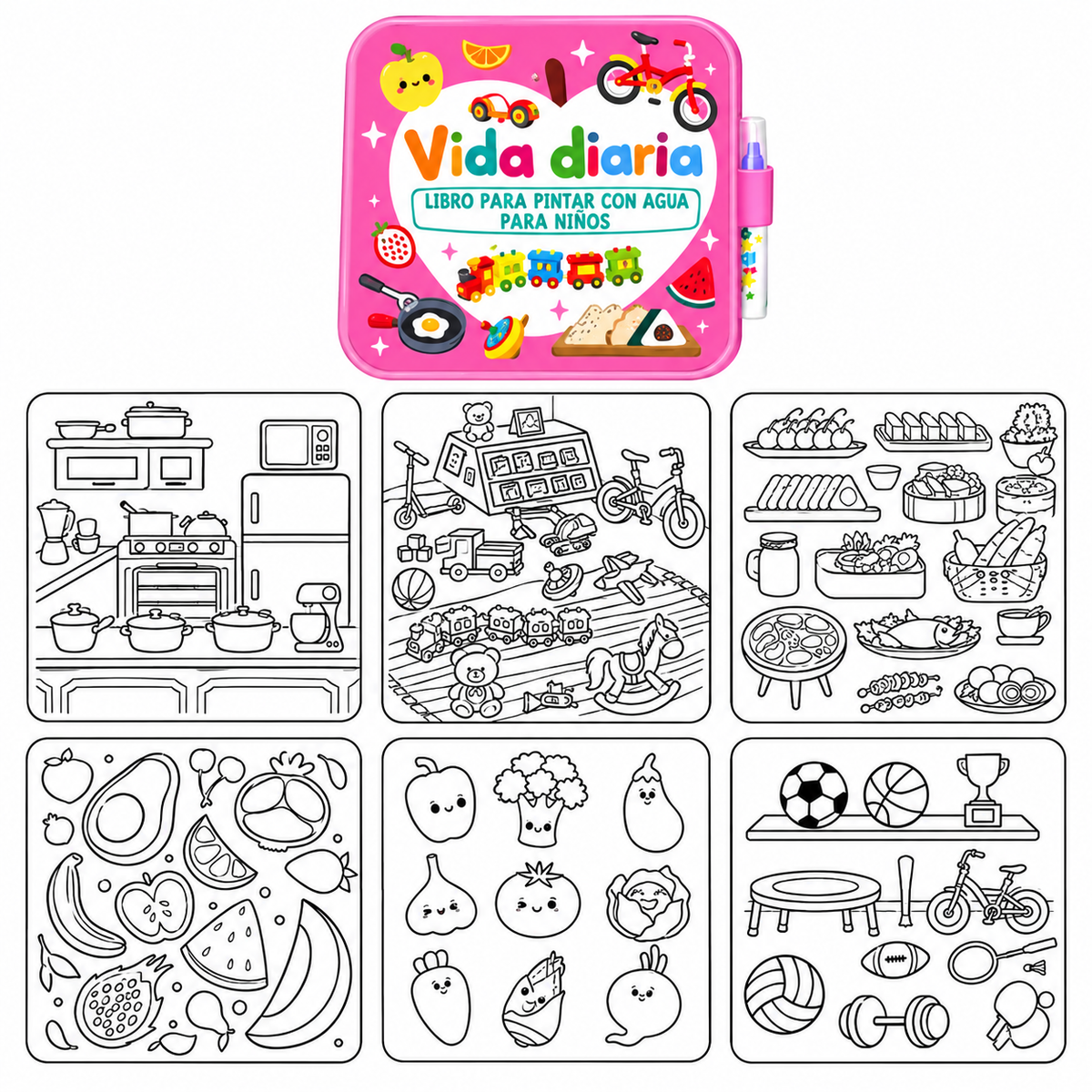 Cuaderno de Agua Mágica