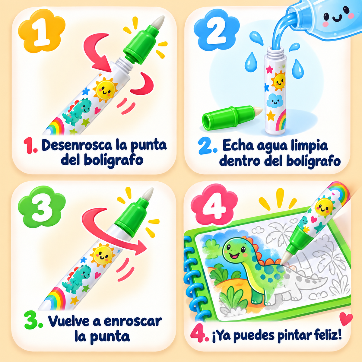 Cuaderno de Agua Mágica
