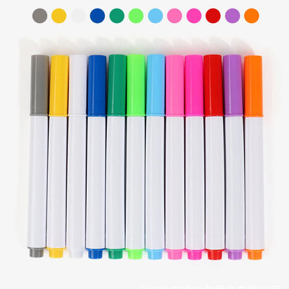 12Pcs Rotuladores Brillantes