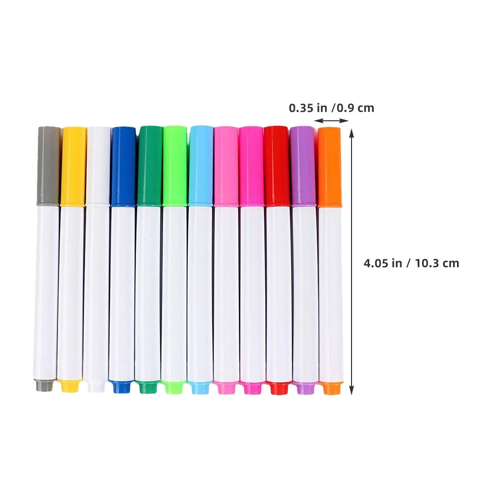 12Pcs Rotuladores Brillantes